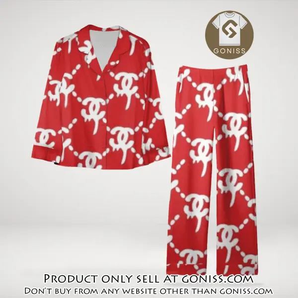 Trending luxury chanel satin pajama set pjs1038 gn1221319